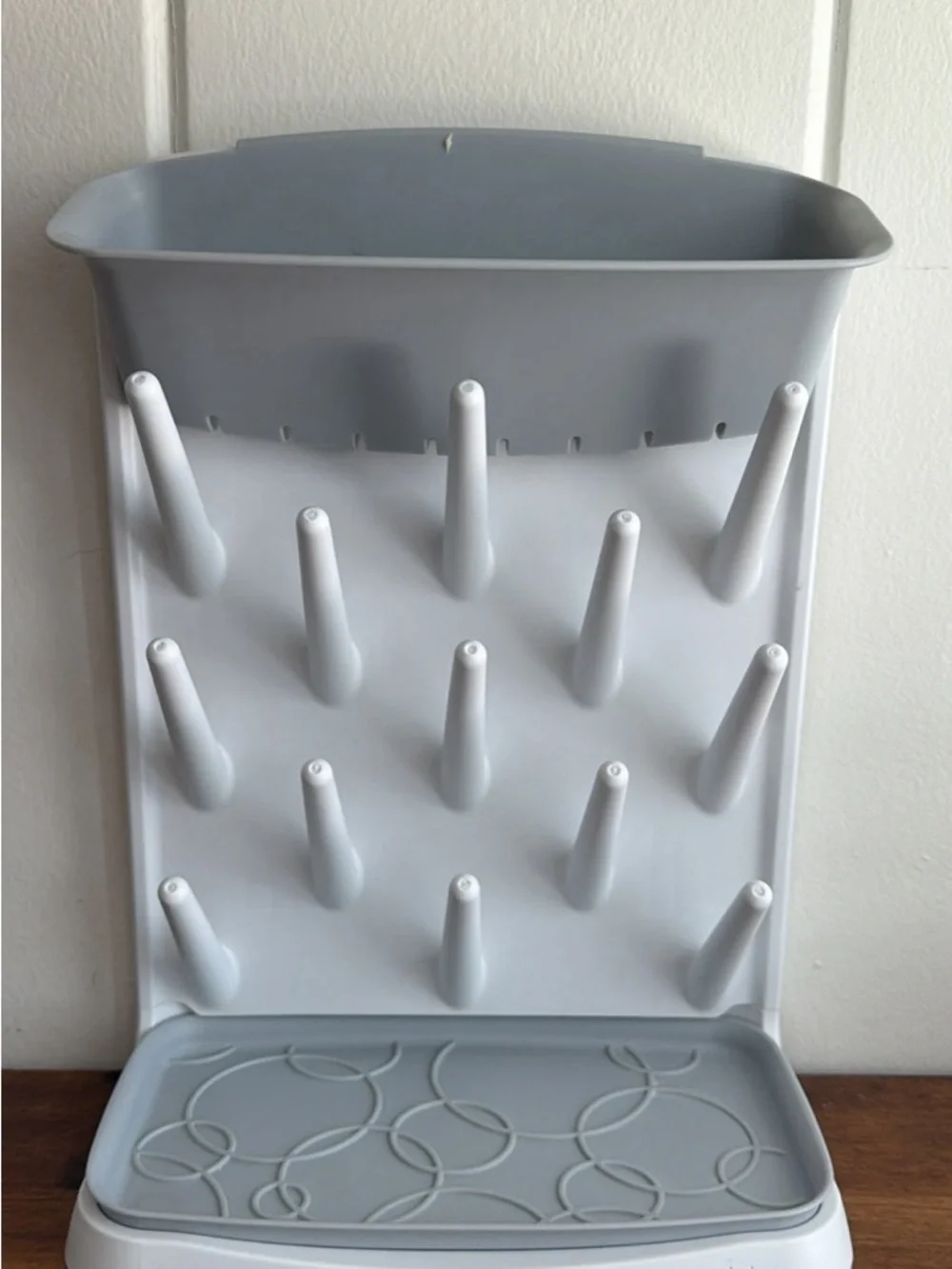 Ubbi Bottle Drying Rack in Light Gray - Picture 3 of 3